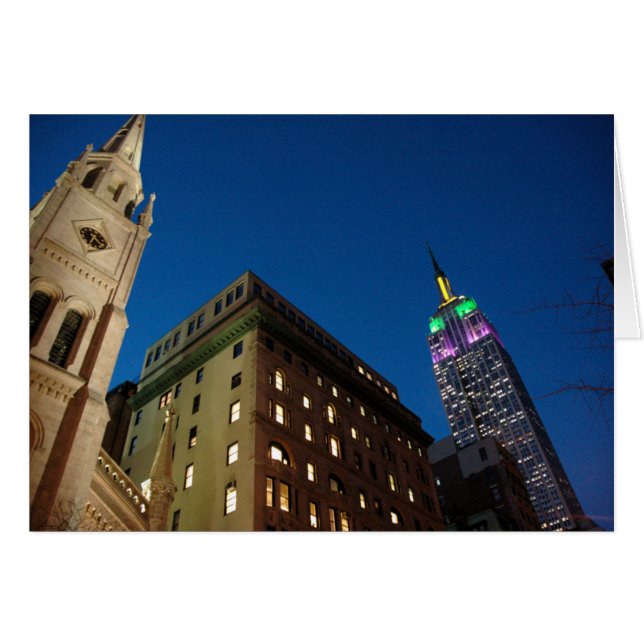 New York in der Nacht (Vorderseite (Horizontal))