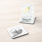 New York in einer Glaskugel Getränkeuntersetzer (Rechte Seite)