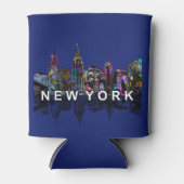 New York in Graffiti Dosenkühler (Vorderseite)