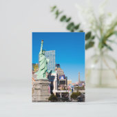 New York in Las Vegas am Strip Postkarte (Stehend Vorderseite)