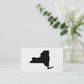 New York in Schwarz und Weiß Visitenkarte (Stehend Vorderseite)