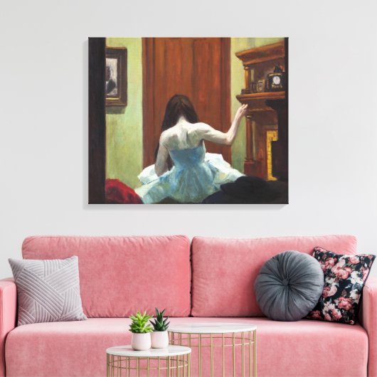 New York Interior | Edward Hopper | Leinwanddruck (Insitu (Wohnzimmer))