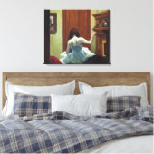 New York Interior | Edward Hopper | Leinwanddruck (Insitu (Schlafzimmer))