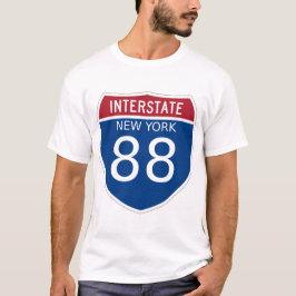 New York Interstate 88 Sign T-Shirt