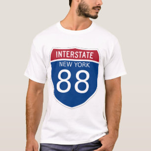 New York Interstate 88 Sign T-Shirt