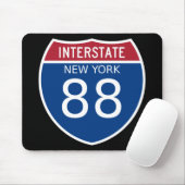 New York Interstate Sign Mousepad (Mit Mouse)