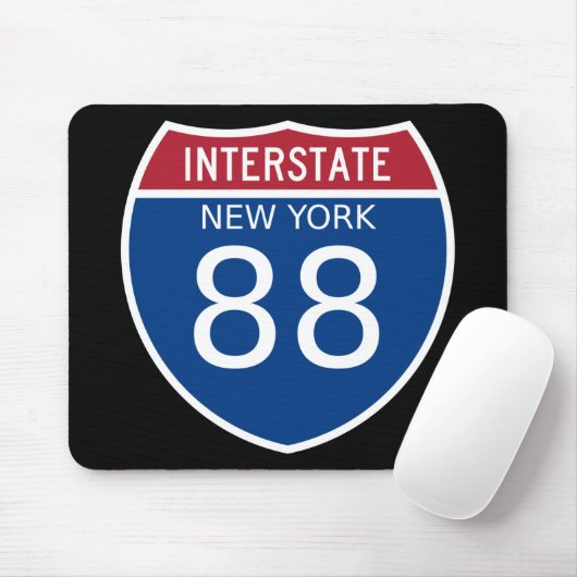New York Interstate Sign Mousepad (Mit Mouse)