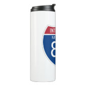 New York Interstate Sign Thermosbecher (Nach links gedreht)