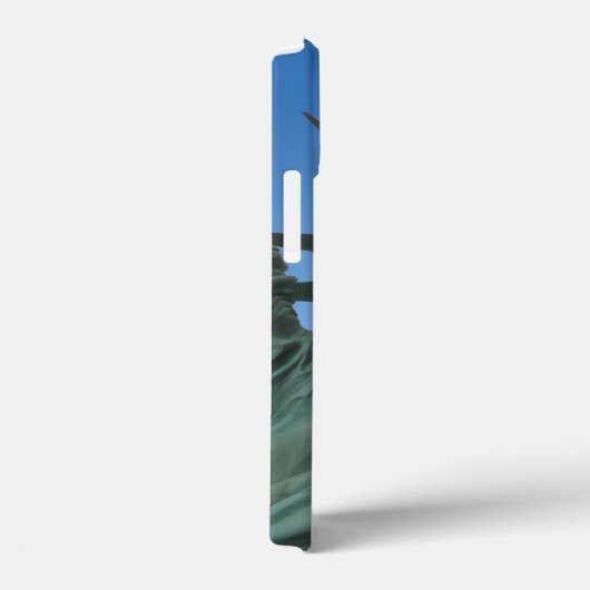 New York iPhone Mini Fall Statue of Liberty Case (Rückseite / Rechts)