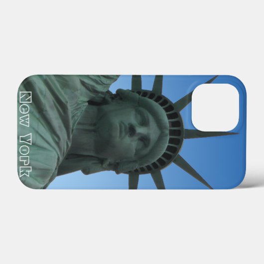 New York iPhone Mini Fall Statue of Liberty Case (Rückseite (Horizontal))