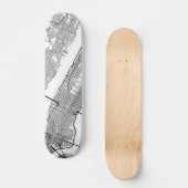 New York | irgendeine Stadt-Straßenkarte Skateboard (Vorderseite)