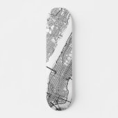 New York | irgendeine Stadt-Straßenkarte Skateboard (Vorne)