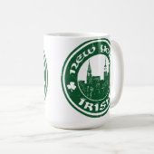 New York Irish American Kaffeetasse (VorderseiteRechts)