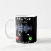 New York Is Calling And I Must Go Funny Traveling Kaffeetasse