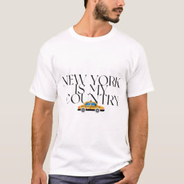New York Is My Country Grafik-T-Shirt T-Shirt