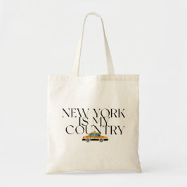 New York Is My Country Grafik-T-Shirt Tragetasche
