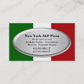 New York J and P Pizza - NEW Visitenkarte (Rückseite)
