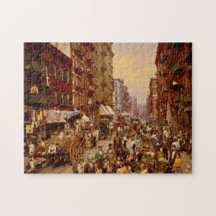 New York - Jahre vergangen circa 1891. Puzzle