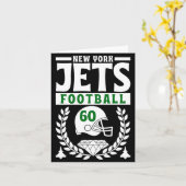 New York Jets 1960 American Edition Karte (Gelbe Blume)