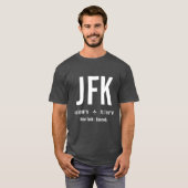 New York JFK Airport Code - Aviation T-Shirt (Vorne ganz)