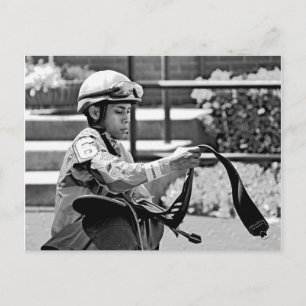New York Jockey "Manuel Franco" Postkarte