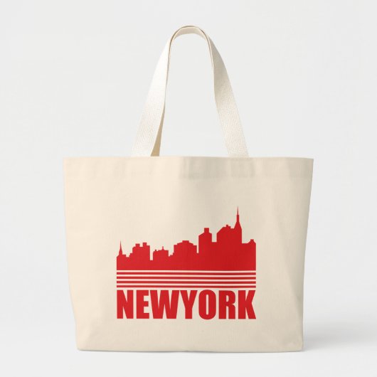 New York Jumbo Stoffbeutel (Vorne)