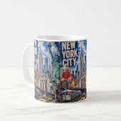New York Kaffeetasse (Vorderseite Links)