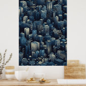 New York Kaleidoskop Poster (Küche)