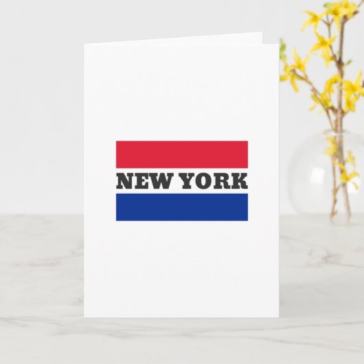 New York Karte (Gelbe Blume)