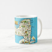 New York Karten Tasse (VorderseiteRechts)