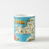 New York Karten Tasse (Mittel)