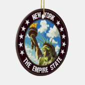 New York Keramik Ornament (Rechts)