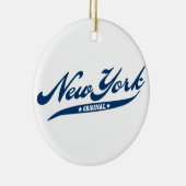 New York Keramik Ornament (Rechts)