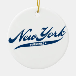 New York Keramik Ornament