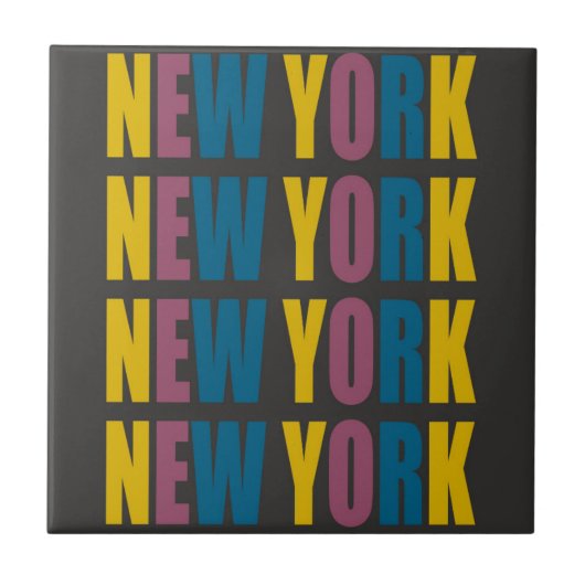 New York Keramik Tile Fliese (Vorderseite)