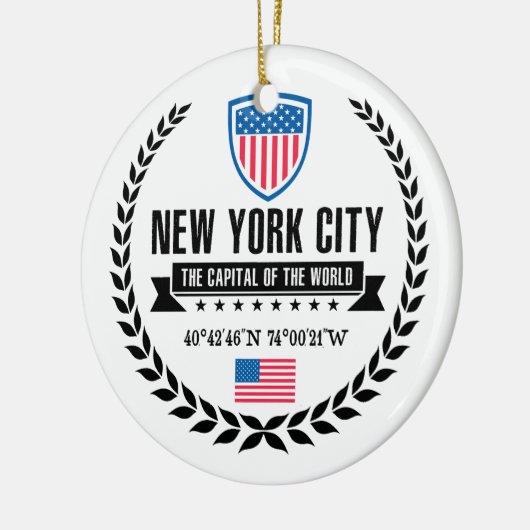 New York Keramikornament (Links)