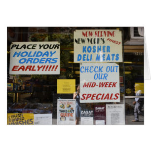 New York Kosher Deli Jüdische Feiertage Fotografie