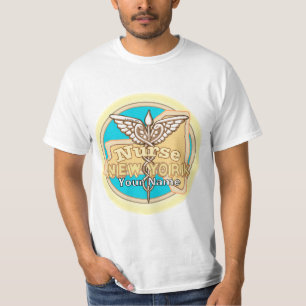 New York Krankenschwester Caduceus  T-Shirt