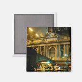 New York Kühlschrankmagnet NY Souvenir Magnet (Vorderseite/Rückseite)