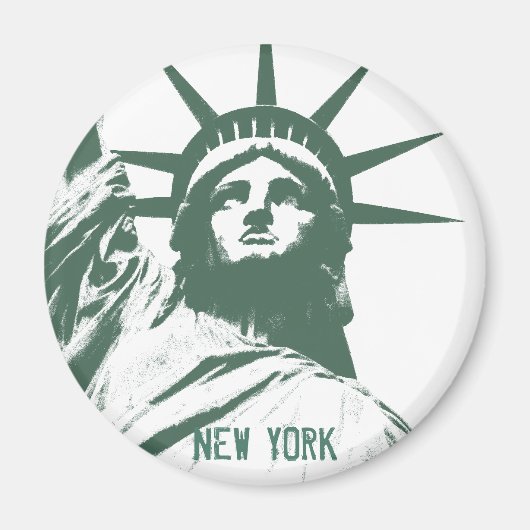 New York Kühlschrankmagnet NY Souvenir Magnet (Vorne)