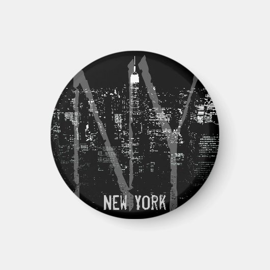 New York Kühlschrankmagnet NY Souvenir Magnet (Vorne)