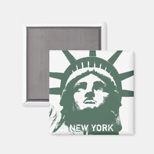 New York Kühlschrankmagnet NY Souvenir Magnet (Vorderseite/Rückseite)