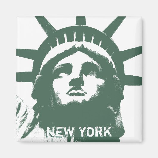 New York Kühlschrankmagnet NY Souvenir Magnet (Vorne)