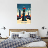 New York: Land der Naturwunder Leinwanddruck (Insitu (Schlafzimmer))