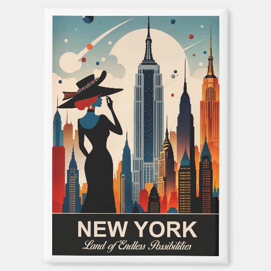 New York: Land of endless Posabilities Magnet (Vorderseite)