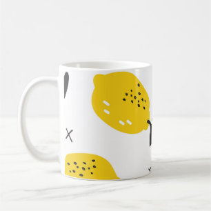 New York Lemons: Vintage Ausschneidungen Kaffeetasse