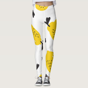 New York Lemons: Vintage Ausschneidungen Leggings