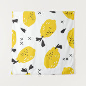 New York Lemons: Vintage Ausschneidungen Wandteppich (Vorderseite (Horizontal))