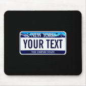 New York License Plate _1 Mousepad (Vorne)