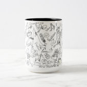 New York Life Zweifarbige Tasse (Mittel)